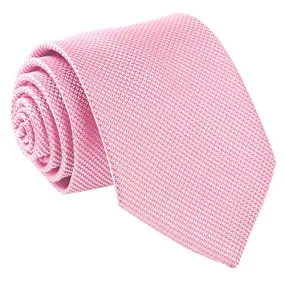 fortunatever Mens Solid Neckties,Rosy Pink Ties For Men Gift Box,58"×3.35"