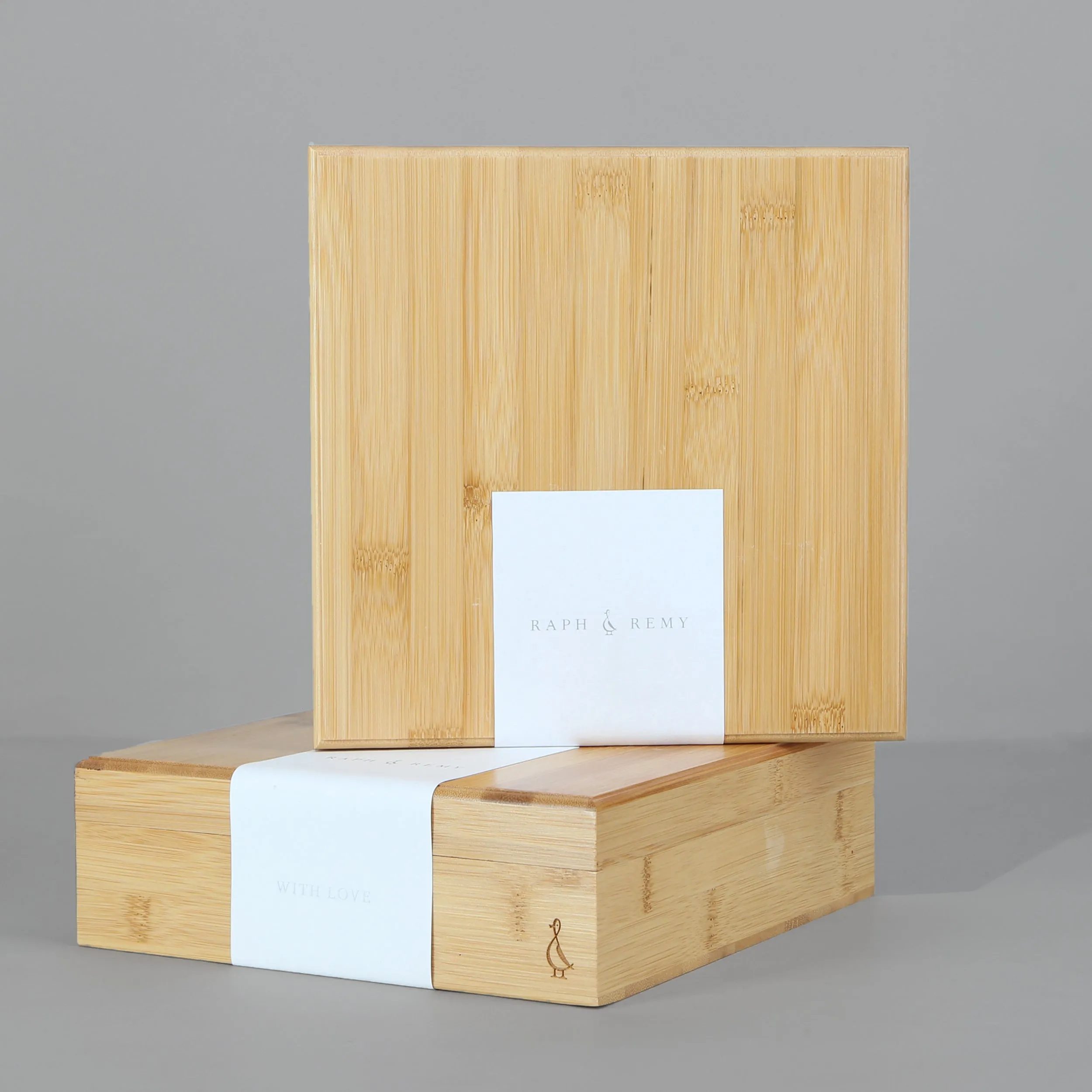 Happy 100 Days Boys Gift Set - Bamboo Keepsake Gift Box