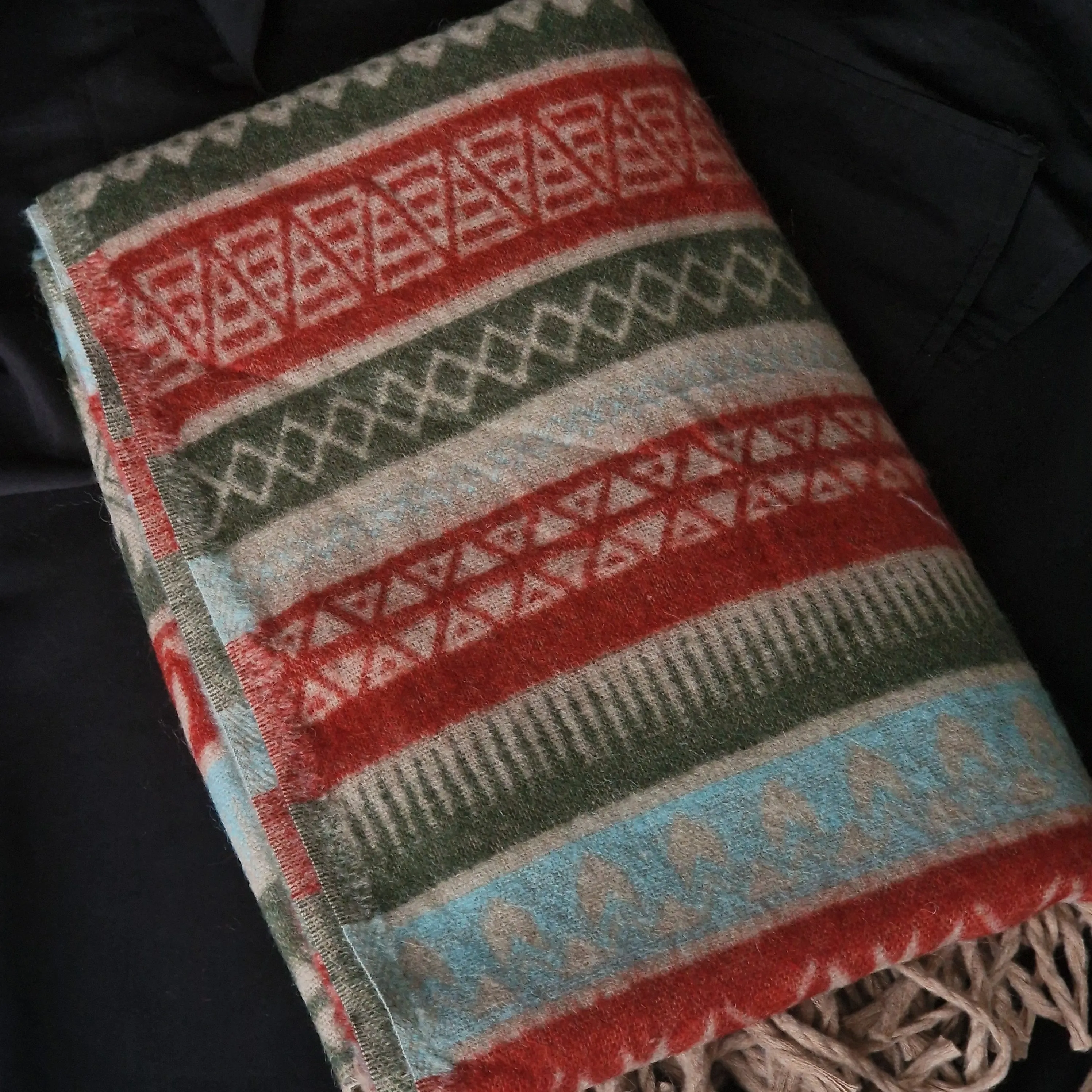 Meditation Tibet Wool Banket Shawl Boho