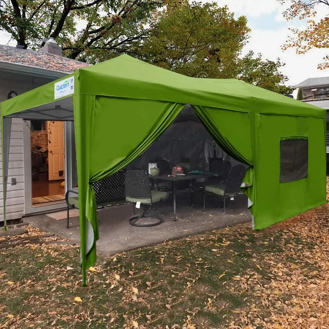 Privacy 10' x 20' Pop Up Canopy with Sides